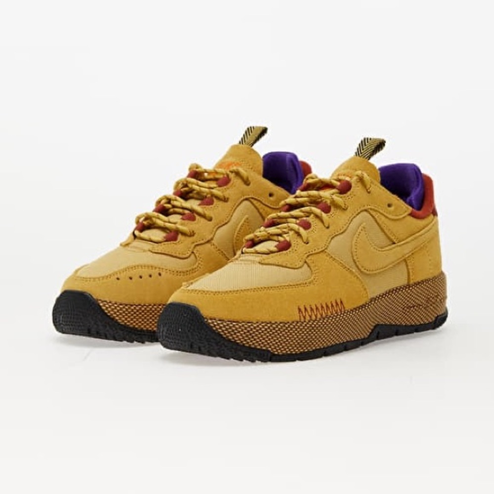 Women’s Nike Air Force 1 Wild 'Wheat Gold' size 6.5, brand new unworn